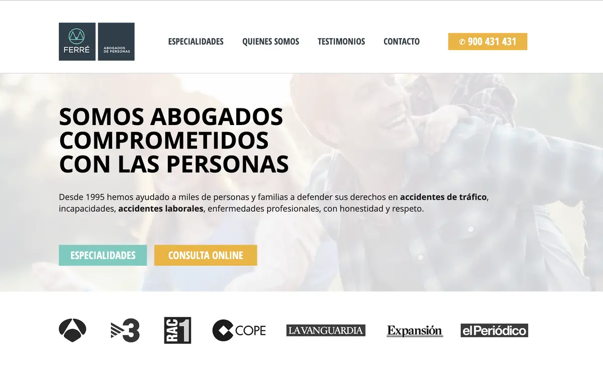 FERRÉ | Abogados de personas especialistas en accidentes — foto 1 de 4
