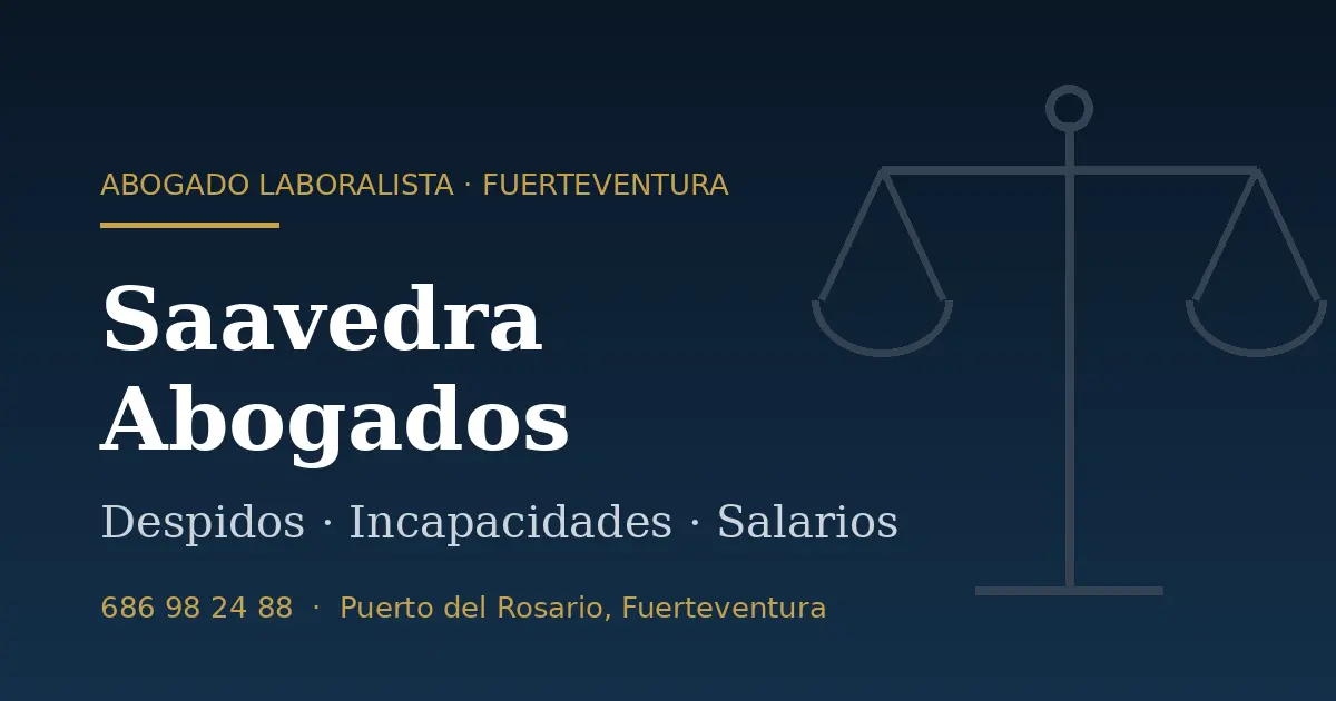 Saavedra Abogados - Laboral en Fuerteventura